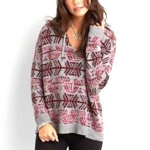 American eagle Aztec printed sweater